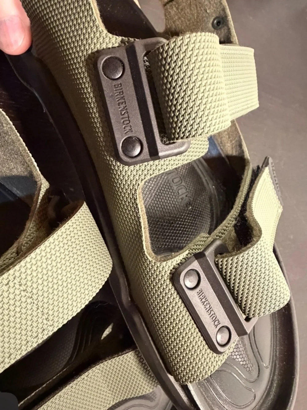 NWOT Birkenstock Tatacoa Birko-Flor Sandals Futura Khaki EU 42/Men 9/Women 11